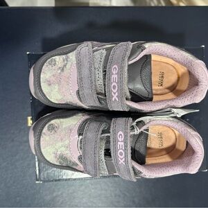 Geox Kids' Sneakers in Pink and Gray